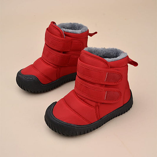 SnowySteps™ Velcro Winter Boots – Plush & Warm Casual Cotton Shoes