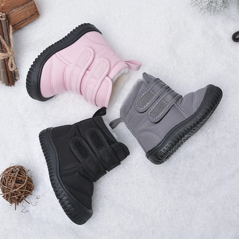 SnowySteps™ Velcro Winter Boots – Plush & Warm Casual Cotton Shoes