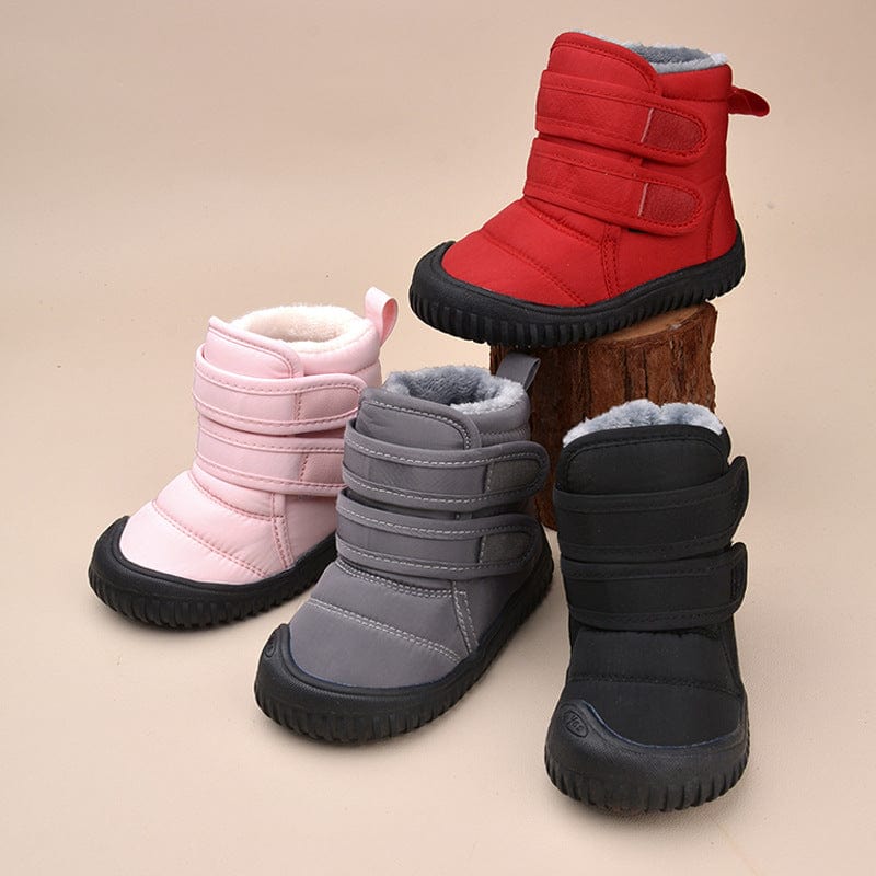 SnowySteps™ Velcro Winter Boots – Plush & Warm Casual Cotton Shoes